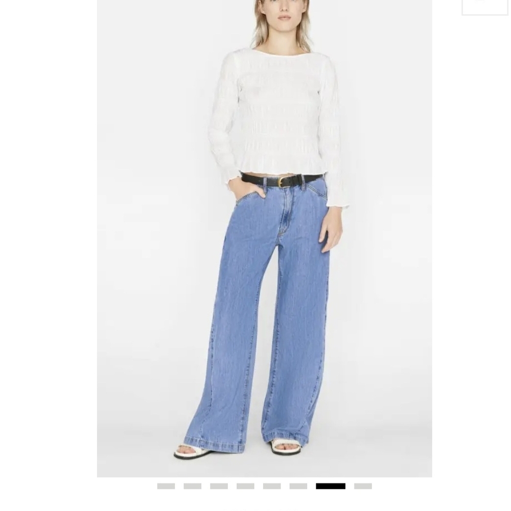 Frame Denim Light Blue Flare Jeans